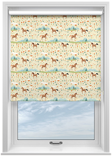 Prairie Horses, Amber Acres - Roller Blind